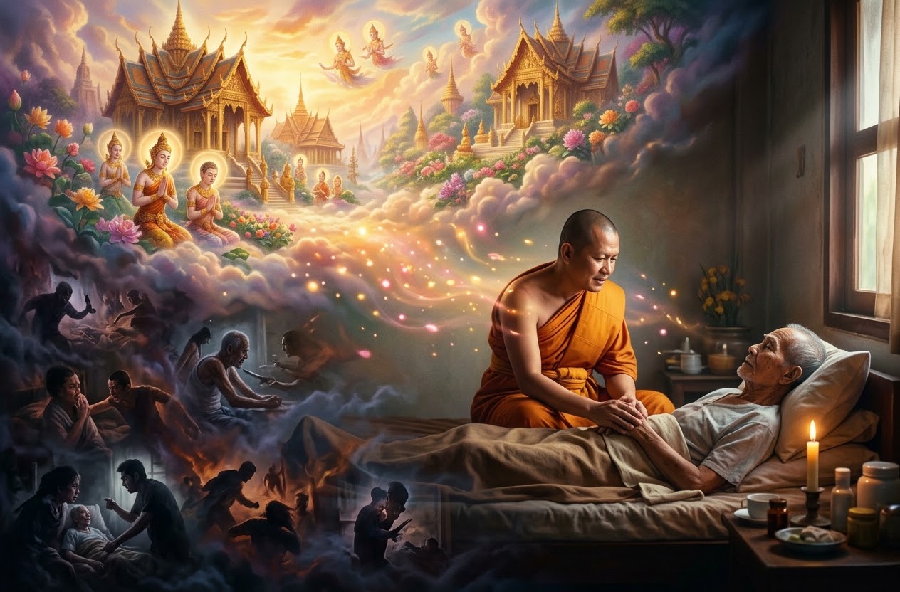 මරණය, චුතිය, ගතිය හා උප්පත්තිය විග්‍රහය